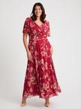Scarlett & Jo Isabelle Floral Float Sleeve Maxi Dress