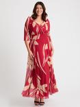 Scarlett & Jo Verity Abstract Wrap Maxi Dress