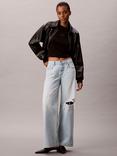 Calvin Klein Logo Slim Fit Jersey Top