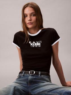 Calvin Klein 1968 Logo Graphic Baby T-Shirt, Black