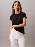 Calvin Klein Monogram Logo Crew Neck T-Shirt