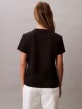 Calvin Klein Monogram Logo Crew Neck T-Shirt