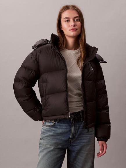 Calvin Klein Essential Water & Wind Resistant Down Puffer Jacket, Black