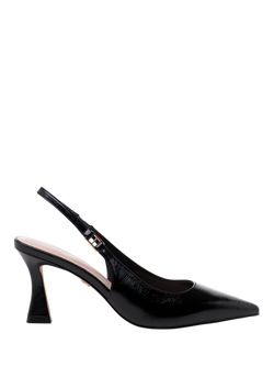 Paradox London Chantelle Slingback Court Shoes, Black