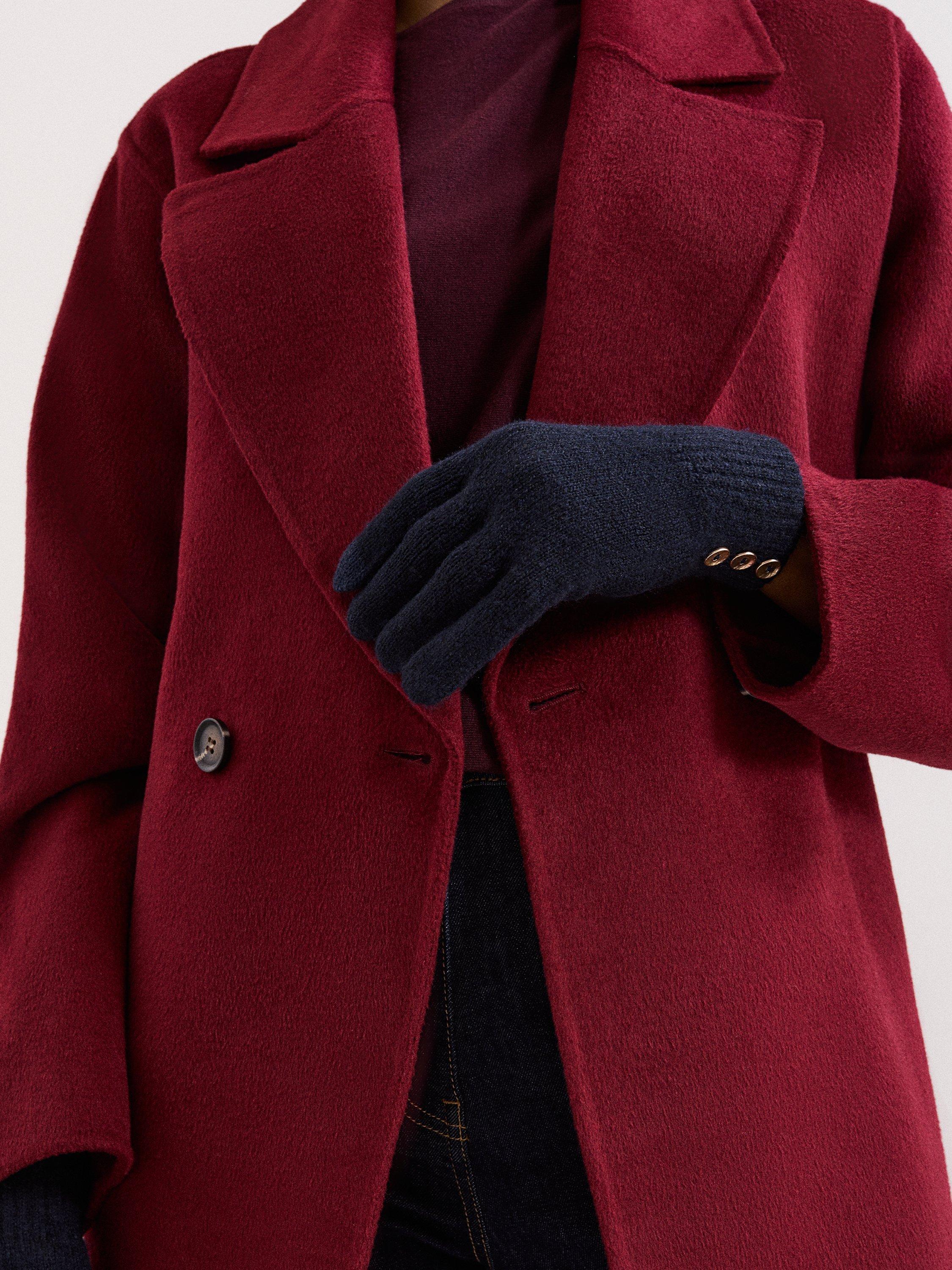 Product image 5 of 6, which shows Phase Eight Smart Gloves, Navy, S-M