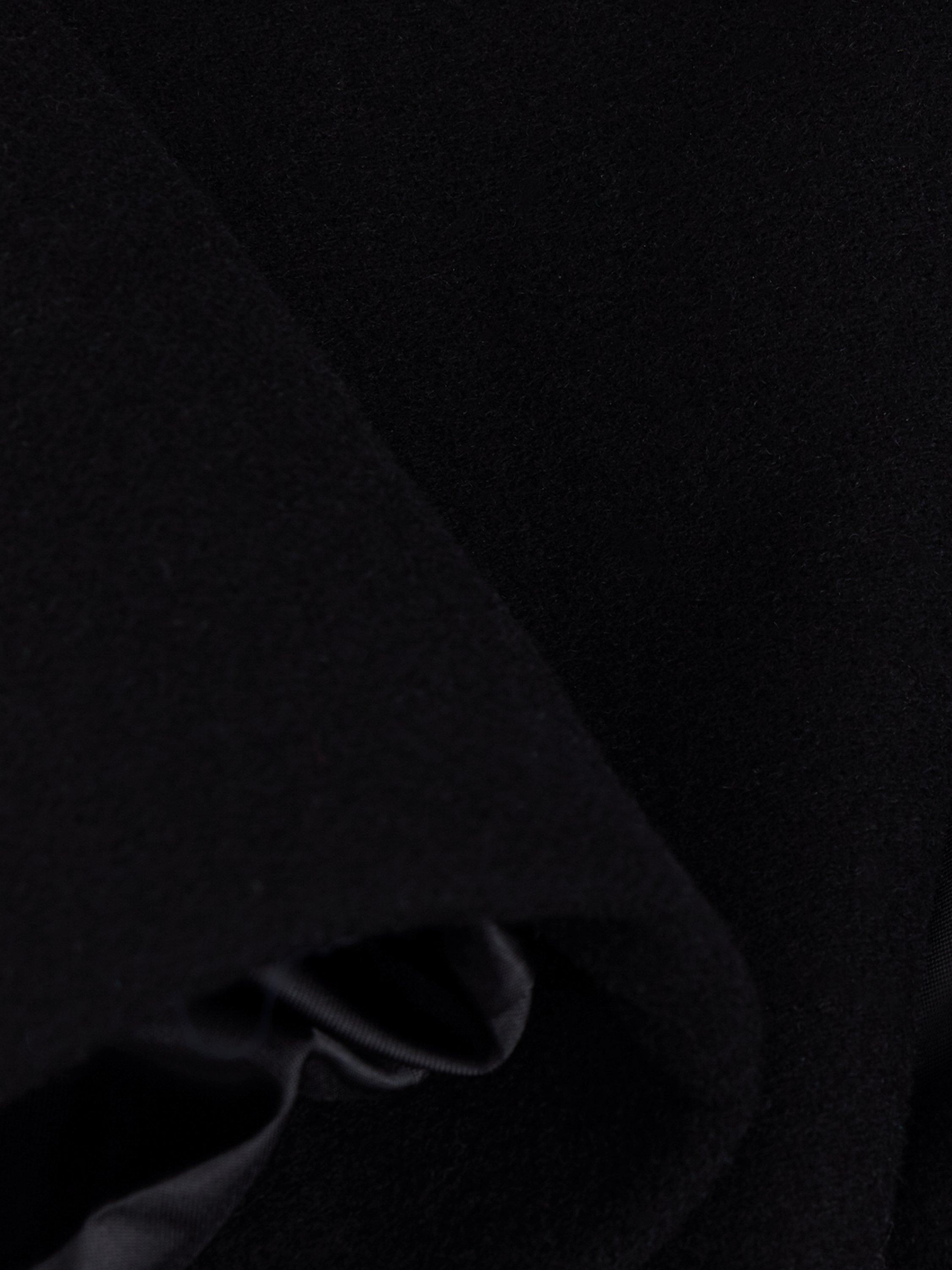 Product image 5 of 8, which shows Phase Eight Annabel Collar Wool Rich Coat, Black, 10