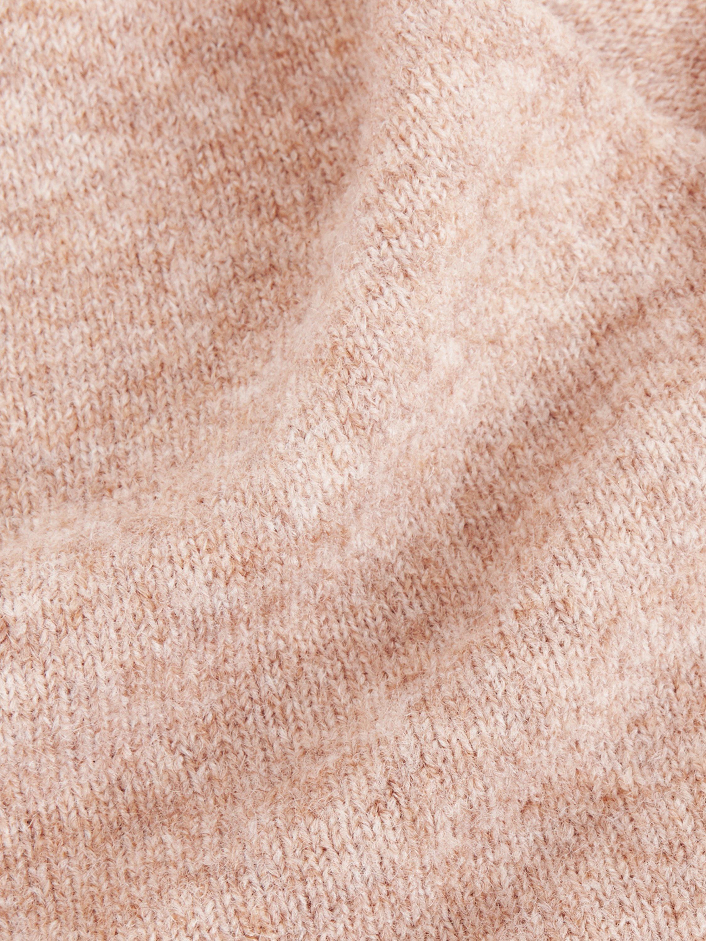 Product image 6 of 8, which shows Phase Eight Smart Knit Poncho Top, Camel, One Size