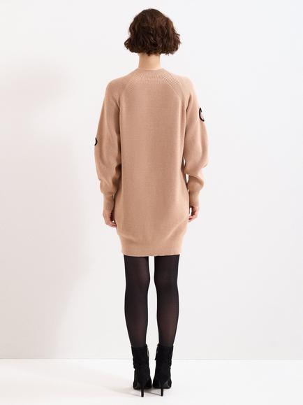 Phase Eight Rosa Embroidered Floral Jumper, Tan - view 2, Tan