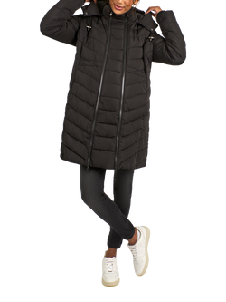 JoJo Maman Bébé Maternity 2-In-1 Puffer Coat, Black, Black