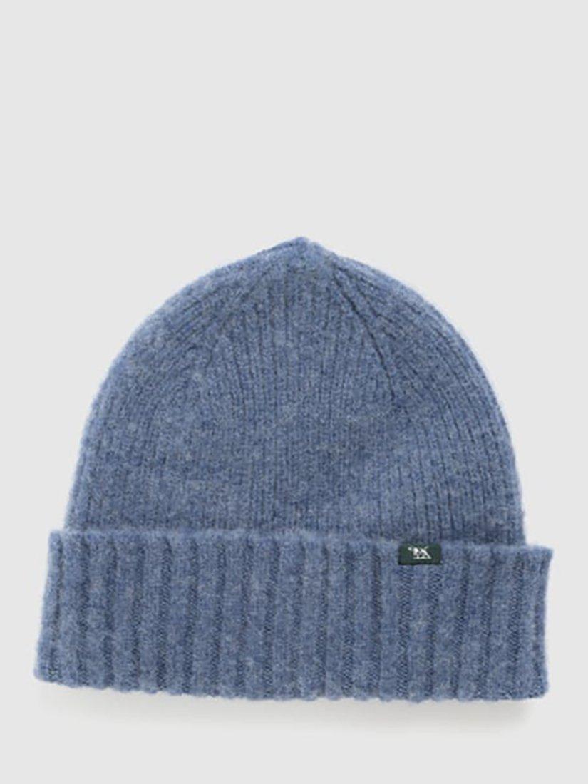 Product image 1 of 4, which shows Rodd & Gunn Riversdale Wool Beanie, Denim Blue, One Size