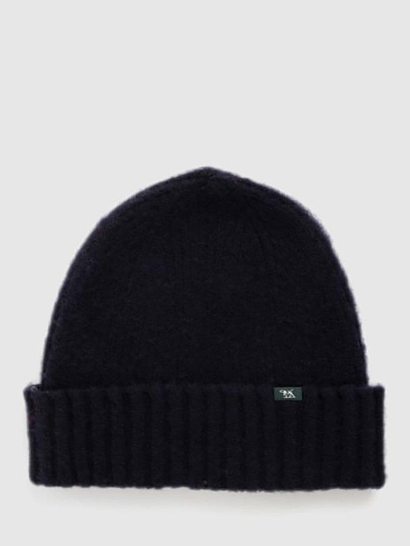 Product image 1 of 4, which shows Rodd & Gunn Riversdale Wool Beanie, Navy, One Size