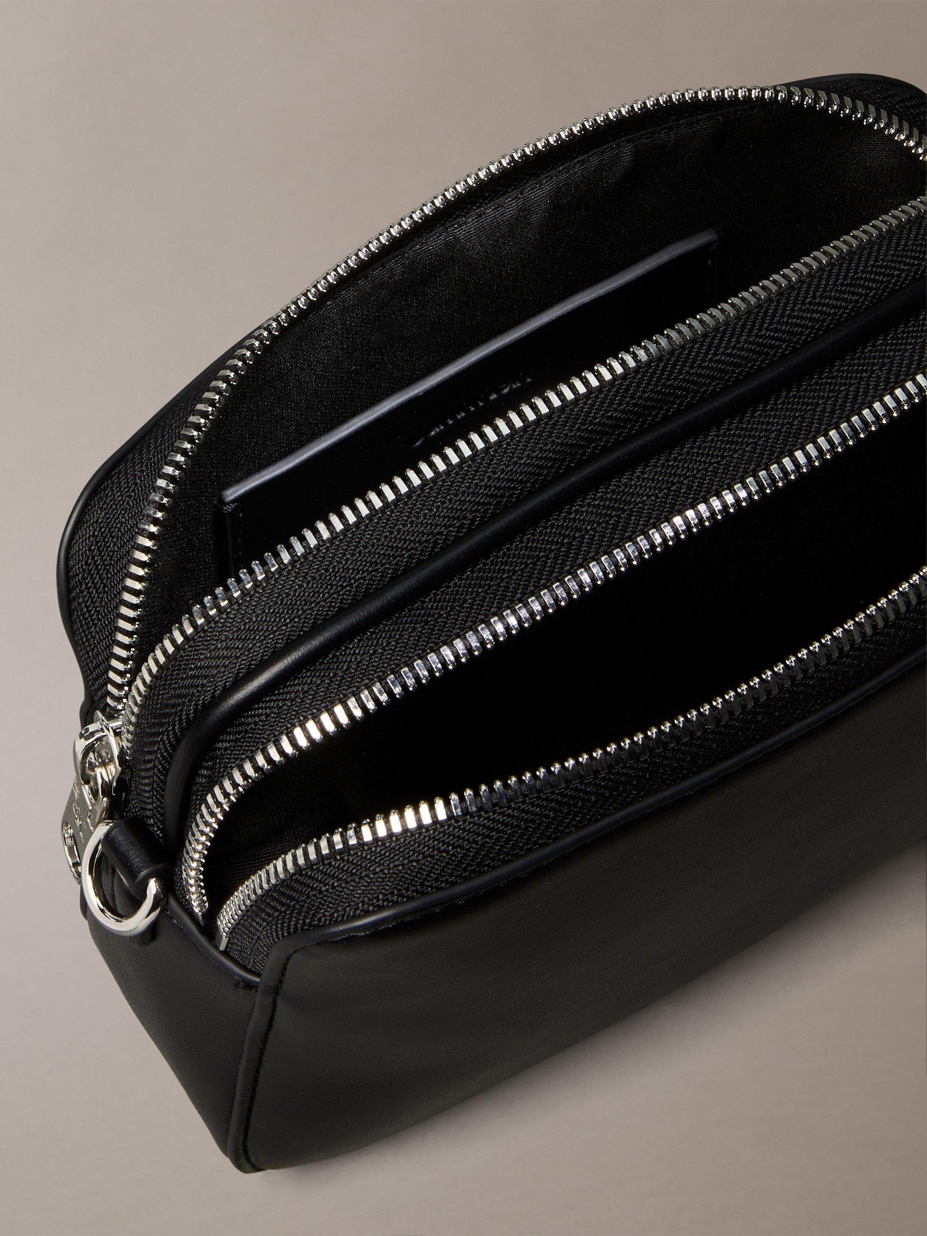 Product image 2 of 2, which shows Calvin Klein Convertible 2-Strap Crossbody Camera Bag, Black