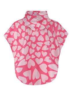 Slipfree Kids' Cherish Towelling Poncho, Pink - view 2, Pink