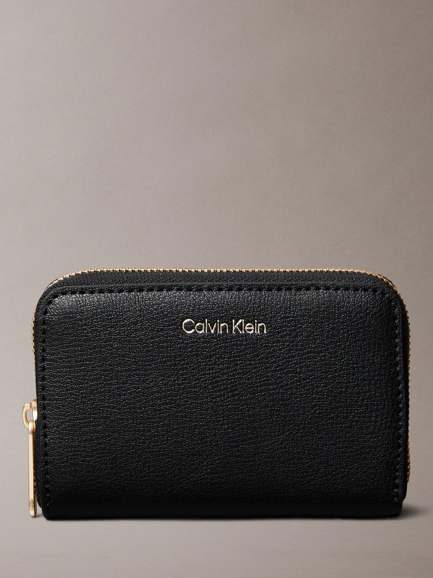 Calvin Klein Foil Logo Square Zip Wallet