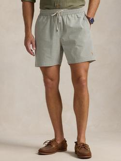 Ralph Lauren Polo Ralph Lauren Traveller Seersucker Swim Shorts, New Olive