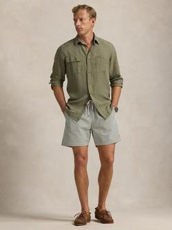 Ralph Lauren Polo Ralph Lauren Traveller Seersucker Swim Shorts - view 2, New Olive