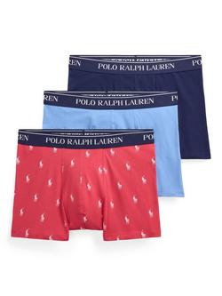 Polo Ralph Lauren Cotton Stretch Trunks, Red Mid, Red Mid