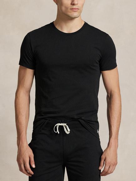 Ralph Lauren Cotton Slim Fit T-Shirt, Pack of 3, Multi Multi - view 2, Multi Multi