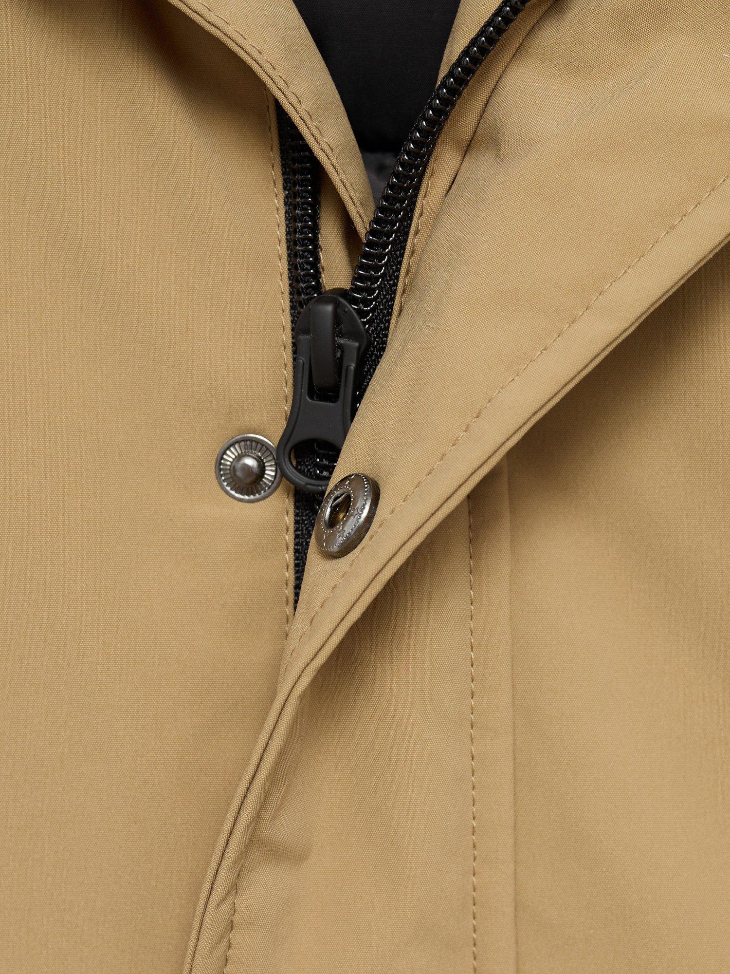 Product image 4 of 4, which shows Mango Kids' Steve Hooded Puffer Coat, Medium Brown, 6 years