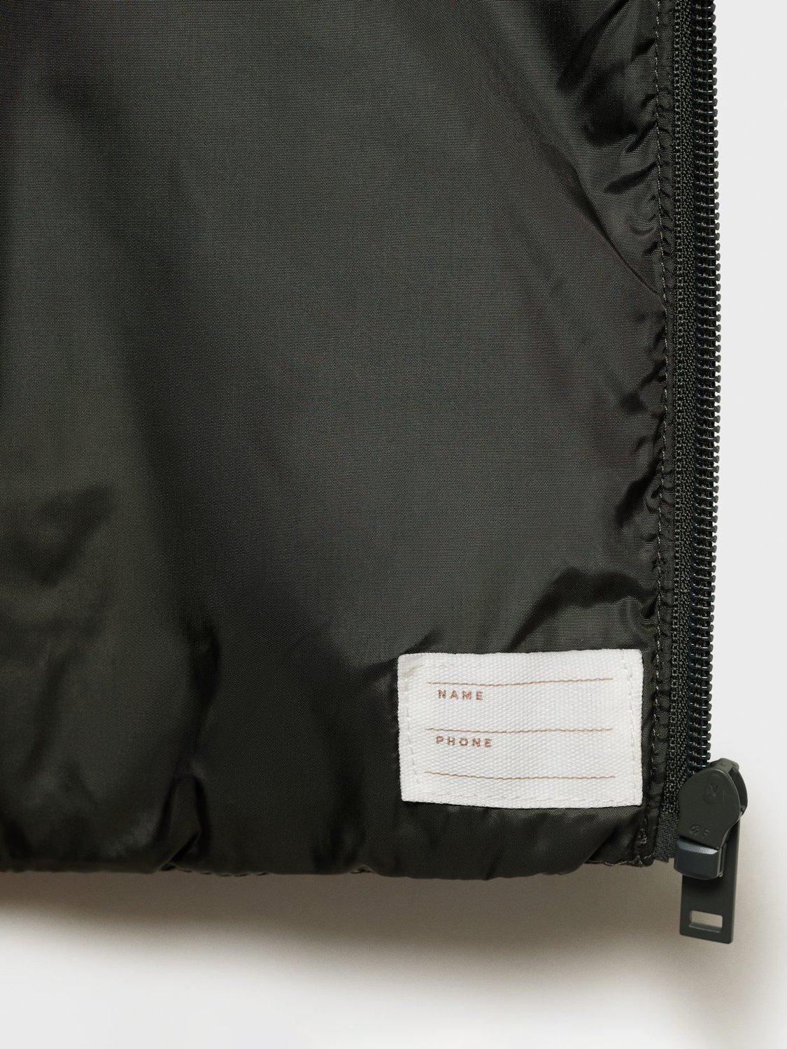 Product image 4 of 6, which shows Mango Kids' Unico Puffer Jacket, Medium Green, 6 years