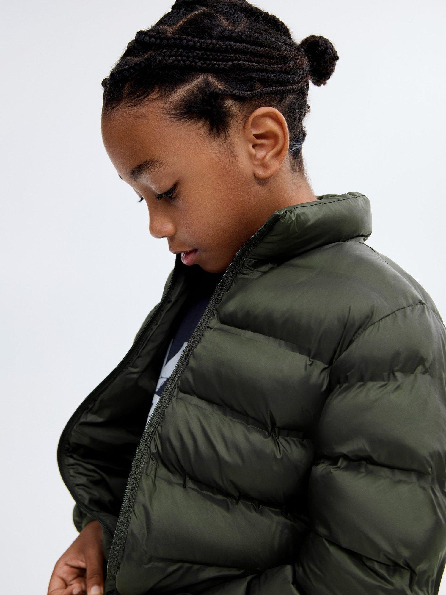 Product image 5 of 6, which shows Mango Kids' Unico Puffer Jacket, Medium Green, 6 years
