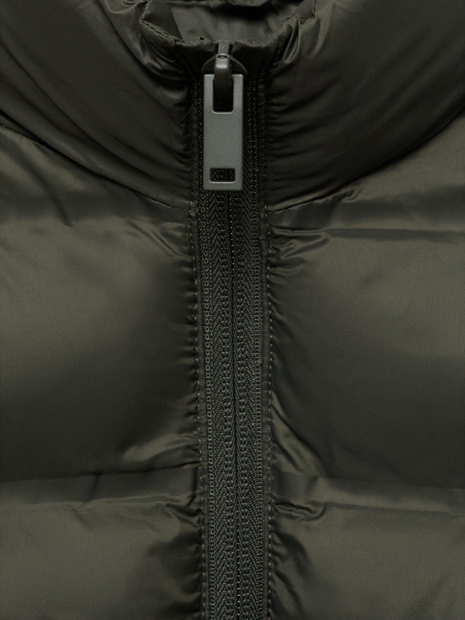 Product image 6 of 6, which shows Mango Kids' Unico Puffer Jacket, Medium Green, 6 years