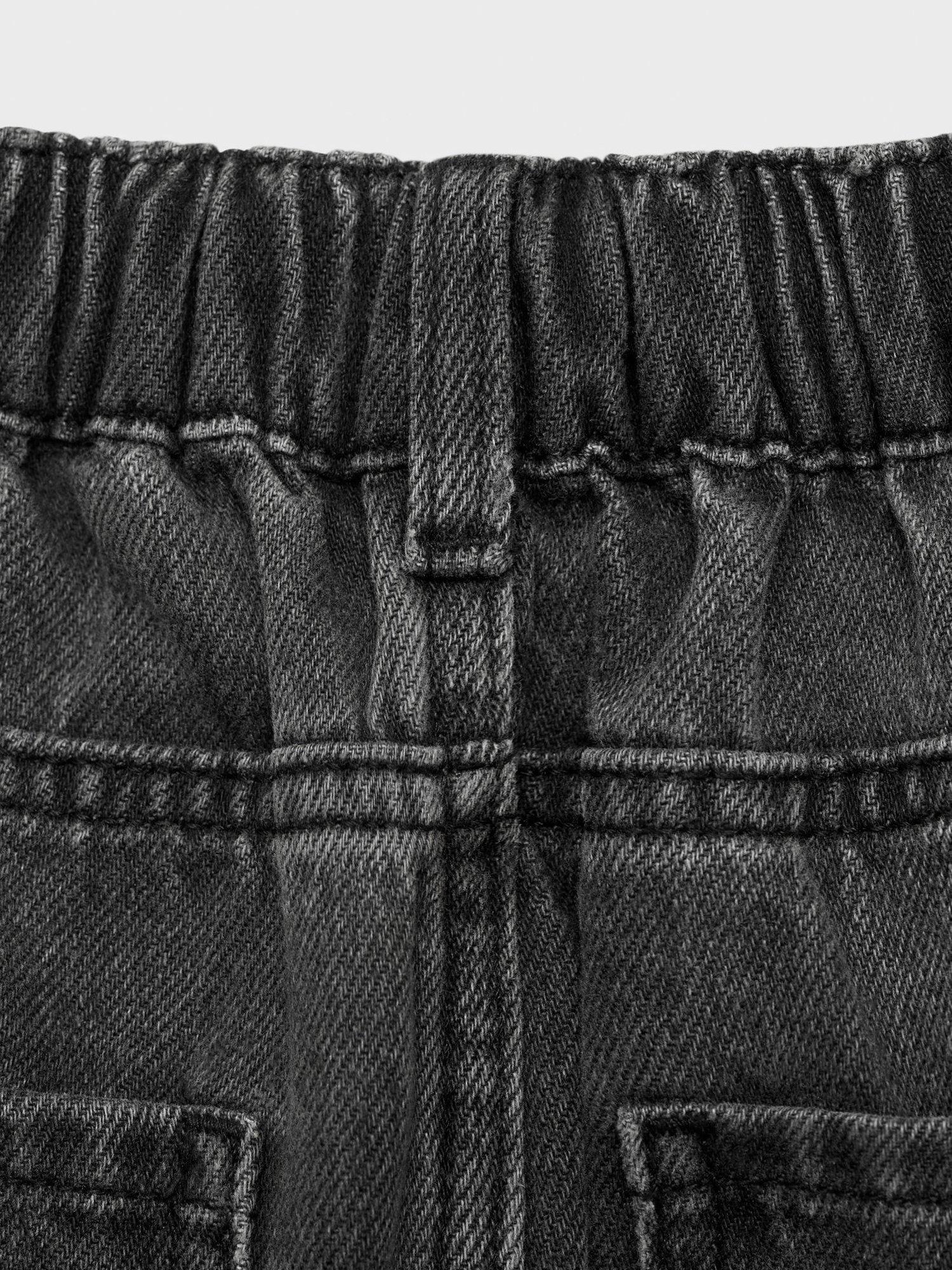 Product image 4 of 6, which shows Mango Kids' Denim Jogger Jeans, Grey, 11 years