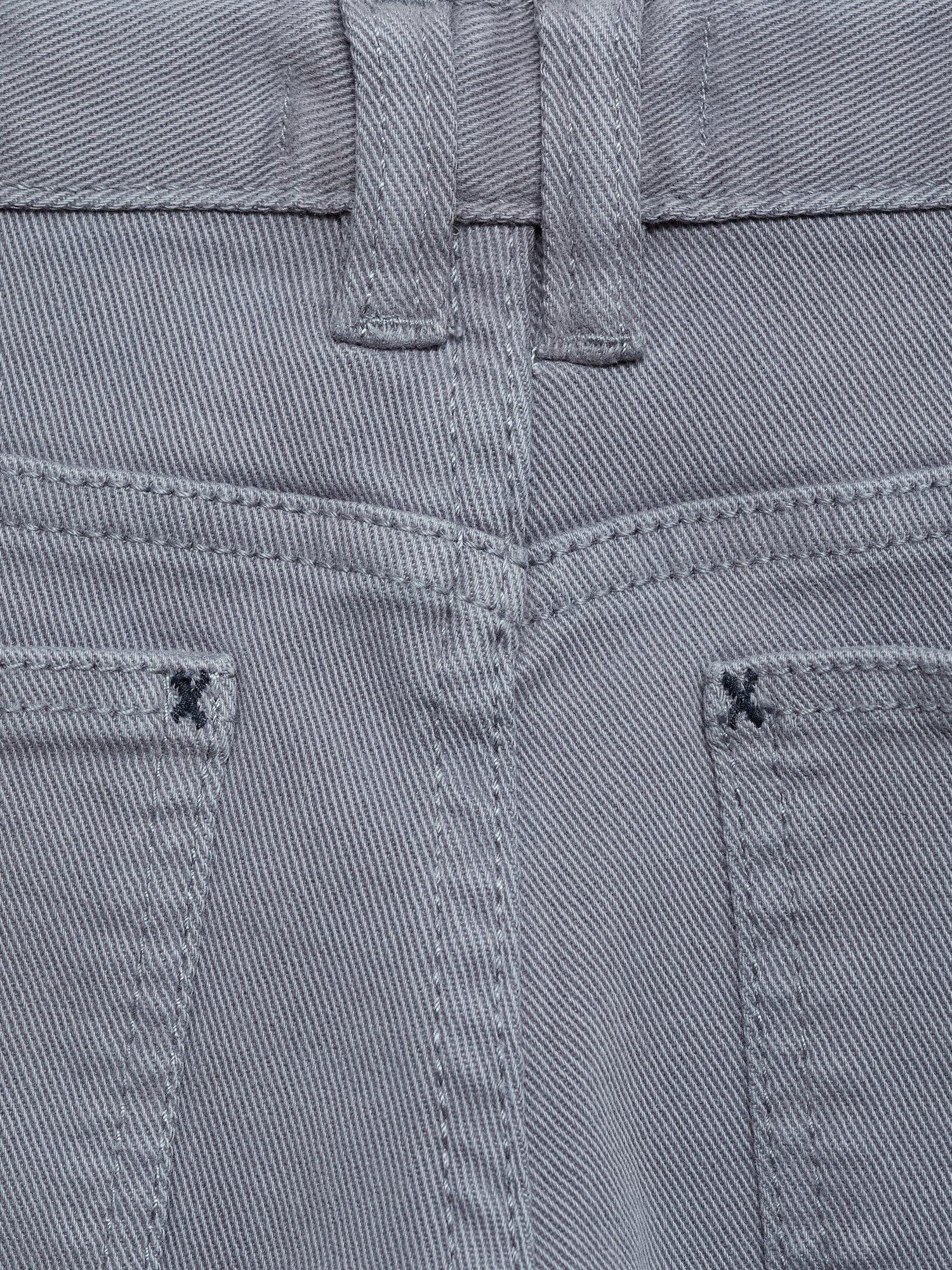Product image 3 of 4, which shows Mango Kids' Peru Cotton Blend Trousers, Medium Blue, 7 years