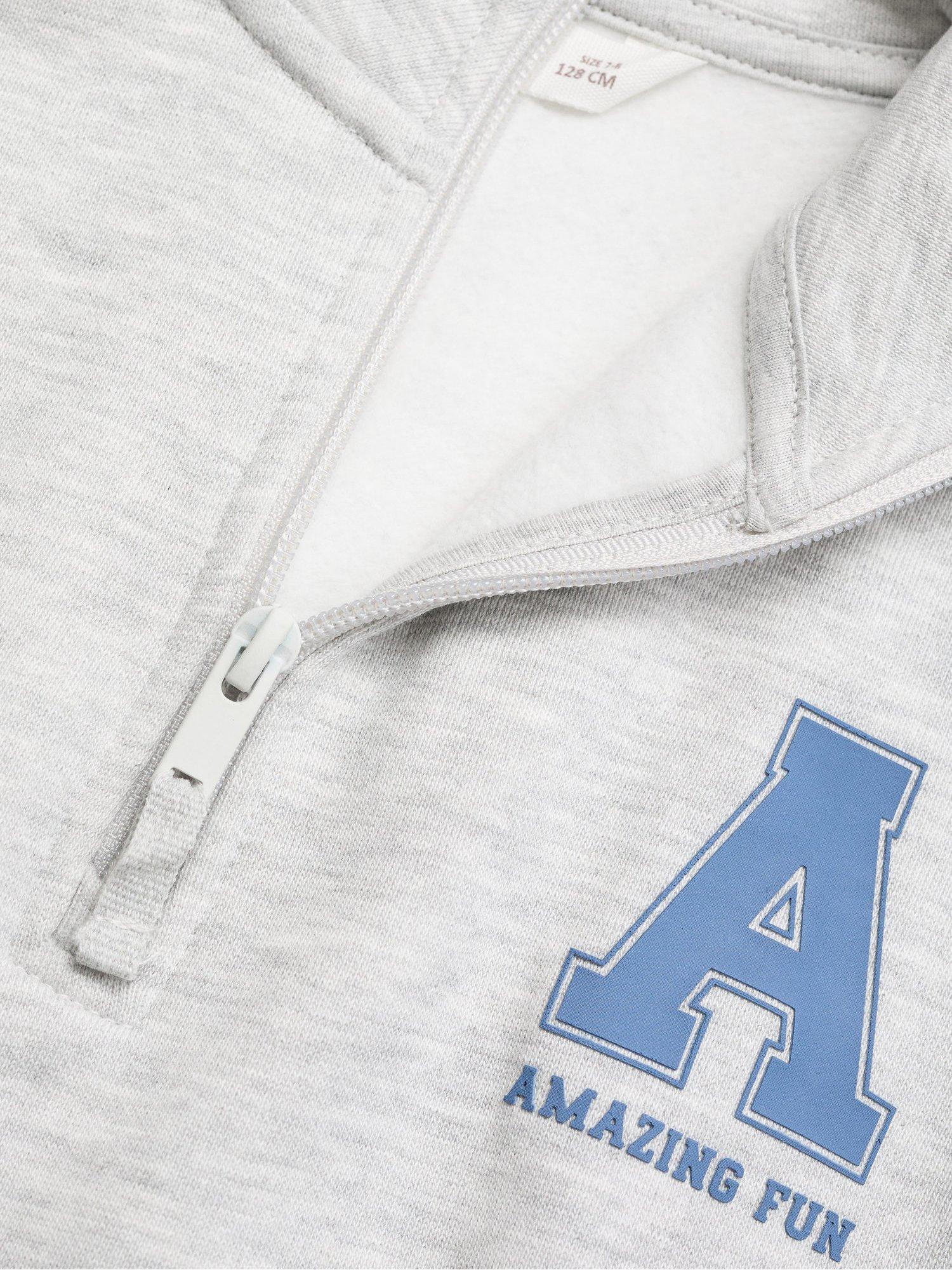 Product image 3 of 4, which shows Mango Kids' Amazing Sweatshirt, Light Grey, 11-12 years