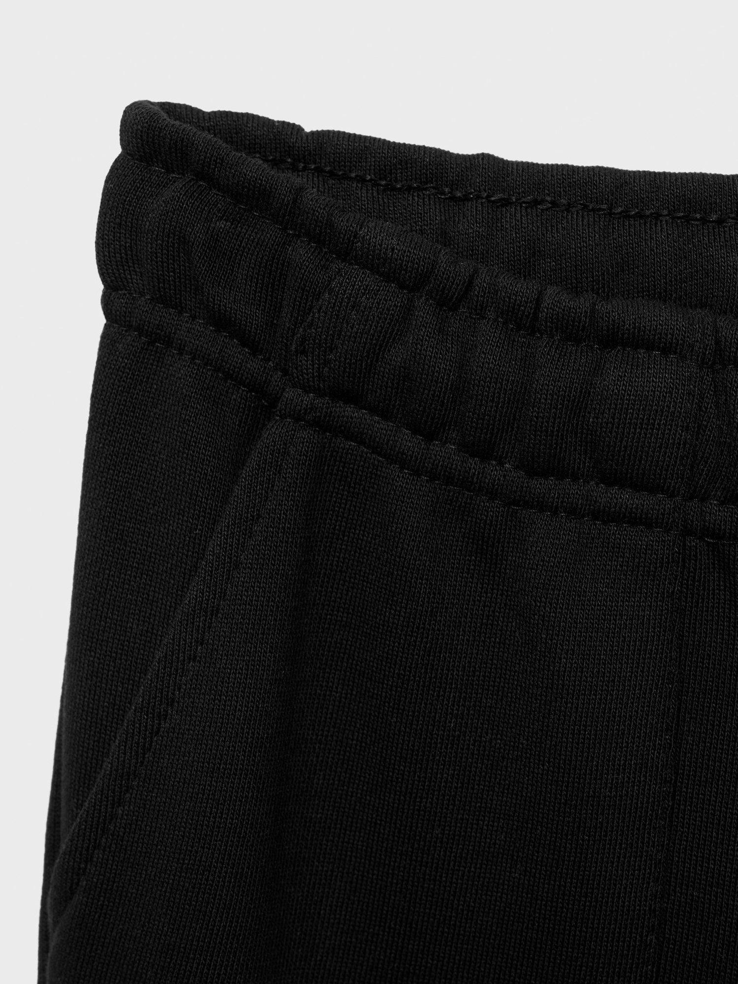 Product image 4 of 4, which shows Mango Kids' Cotton Cargo Trousers, Black, 10 years