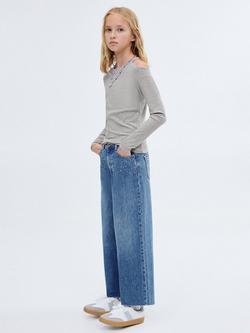 Mango Kids' Shine Jeans, Open Blue, Open Blue