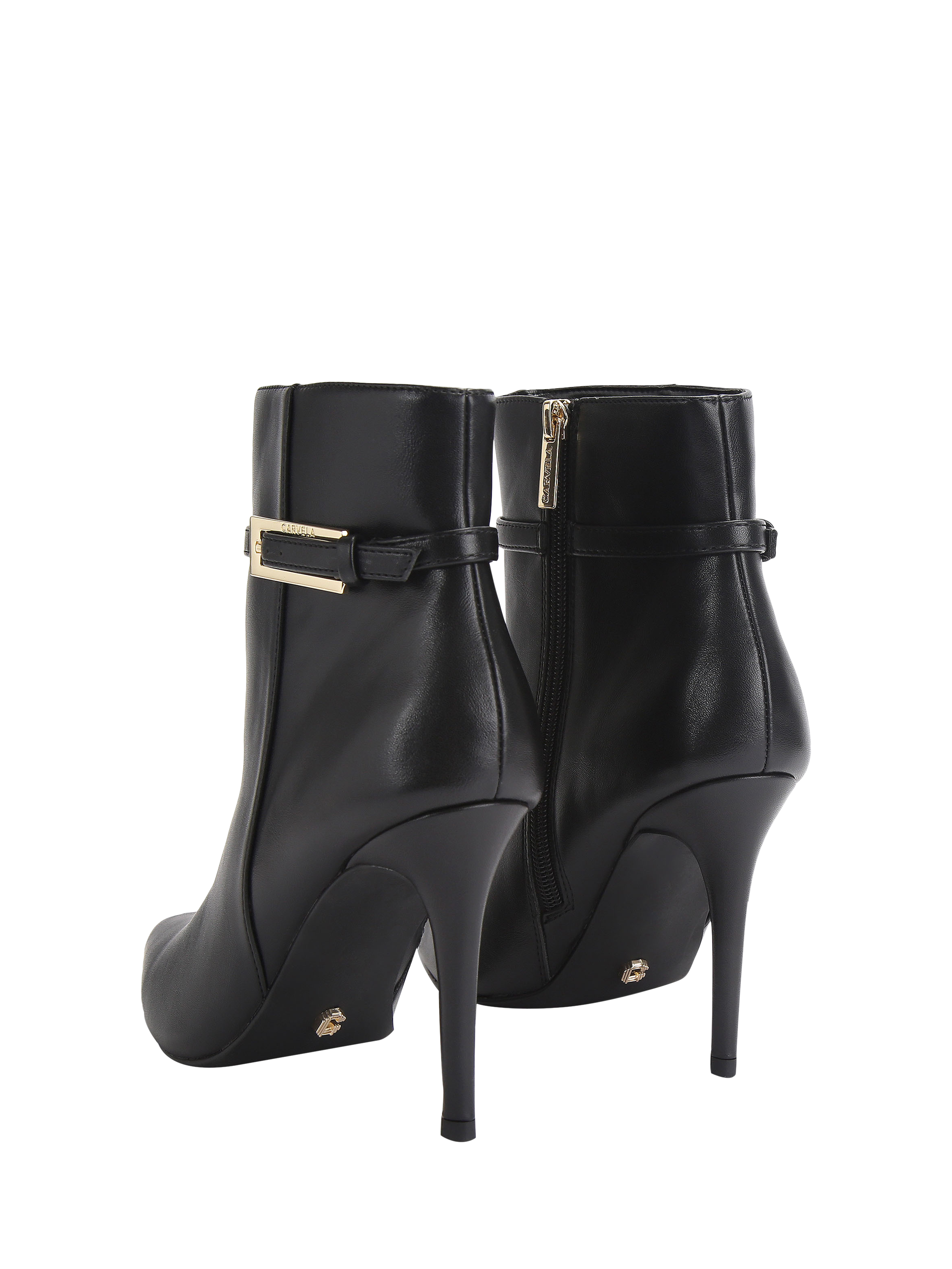 Product image 4 of 5, which shows Carvela Blanca Stiletto Heel Ankle Boots, Black, 3