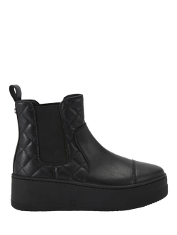 Carvela Connected Quilted Ankle Boots, Black, Black