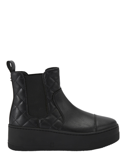 Carvela Connected Quilted Ankle Boots, Black, Black