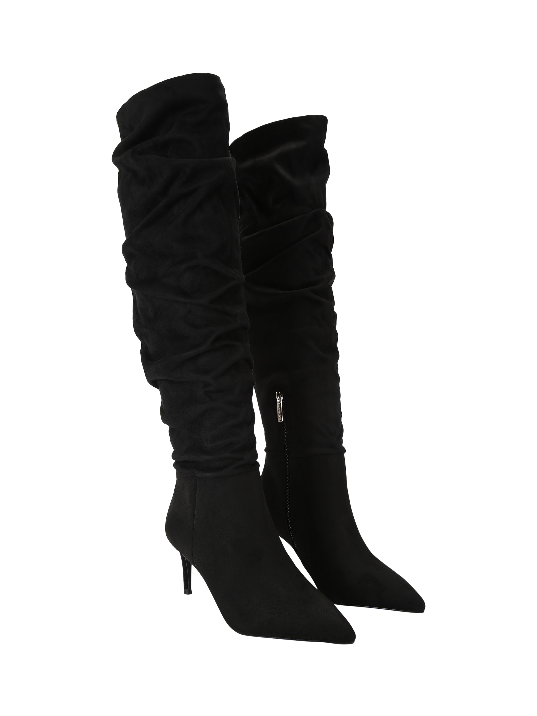 Product image 3 of 4, which shows Carvela Savo Stiletto Heel Knee High Boots, Black, 3