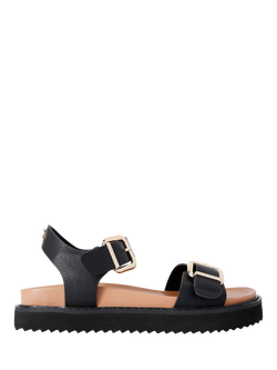 Carvela Lenora Footbed Sandals, Black, Black