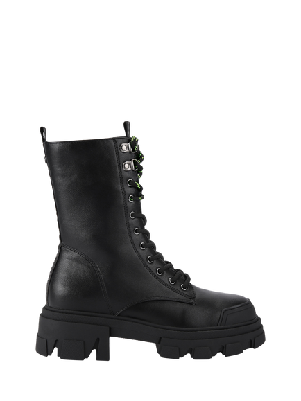 KG Kurt Geiger Trekker Lace Up Chunky Ankle Boots, Black, Black
