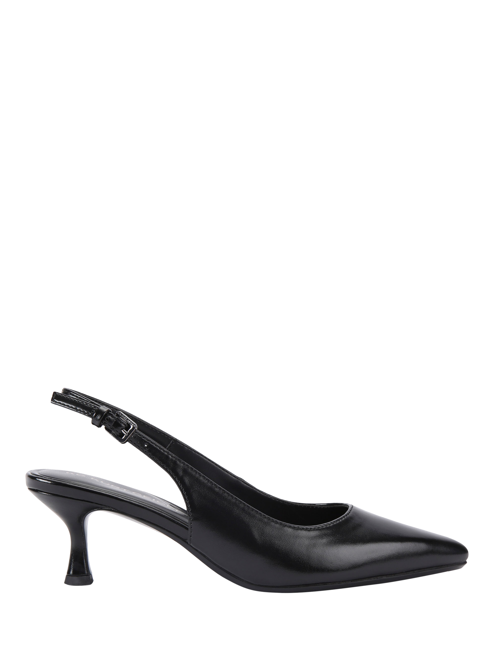 KG Kurt Geiger Tilly Kitten Heel Court Shoes, Black