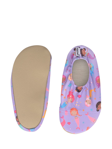Slipfree Ariel Soft Sole Non-Slip Swim Shoes, Lilac Multi - view 2, Lilac Multi
