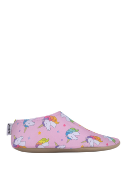 Slipfree Sofie Soft Sole Non-Slip Swim Shoes, Pink Multi, Pink Multi