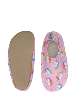 Slipfree Sofie Soft Sole Non-Slip Swim Shoes, Pink Multi - view 2, Pink Multi