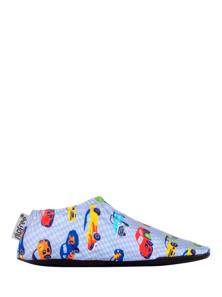 Slipfree Wheels Soft Sole Non-Slip Swim Shoes, Grey Multi, Grey Multi