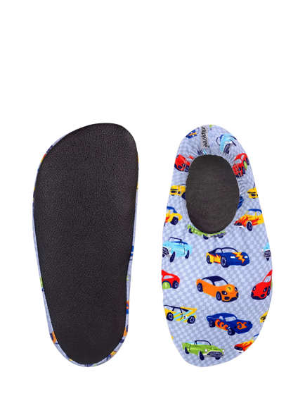 Slipfree Wheels Soft Sole Non-Slip Swim Shoes, Grey Multi - view 2, Grey Multi