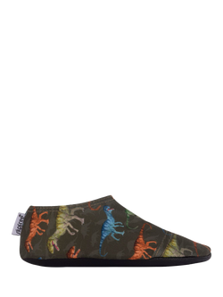 Slipfree Hulky Soft Sole Non-Slip Swim Shoes, Green Multi, Green Multi