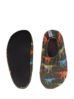 Slipfree Hulky Soft Sole Non-Slip Swim Shoes, Green Multi - view 2, Green Multi