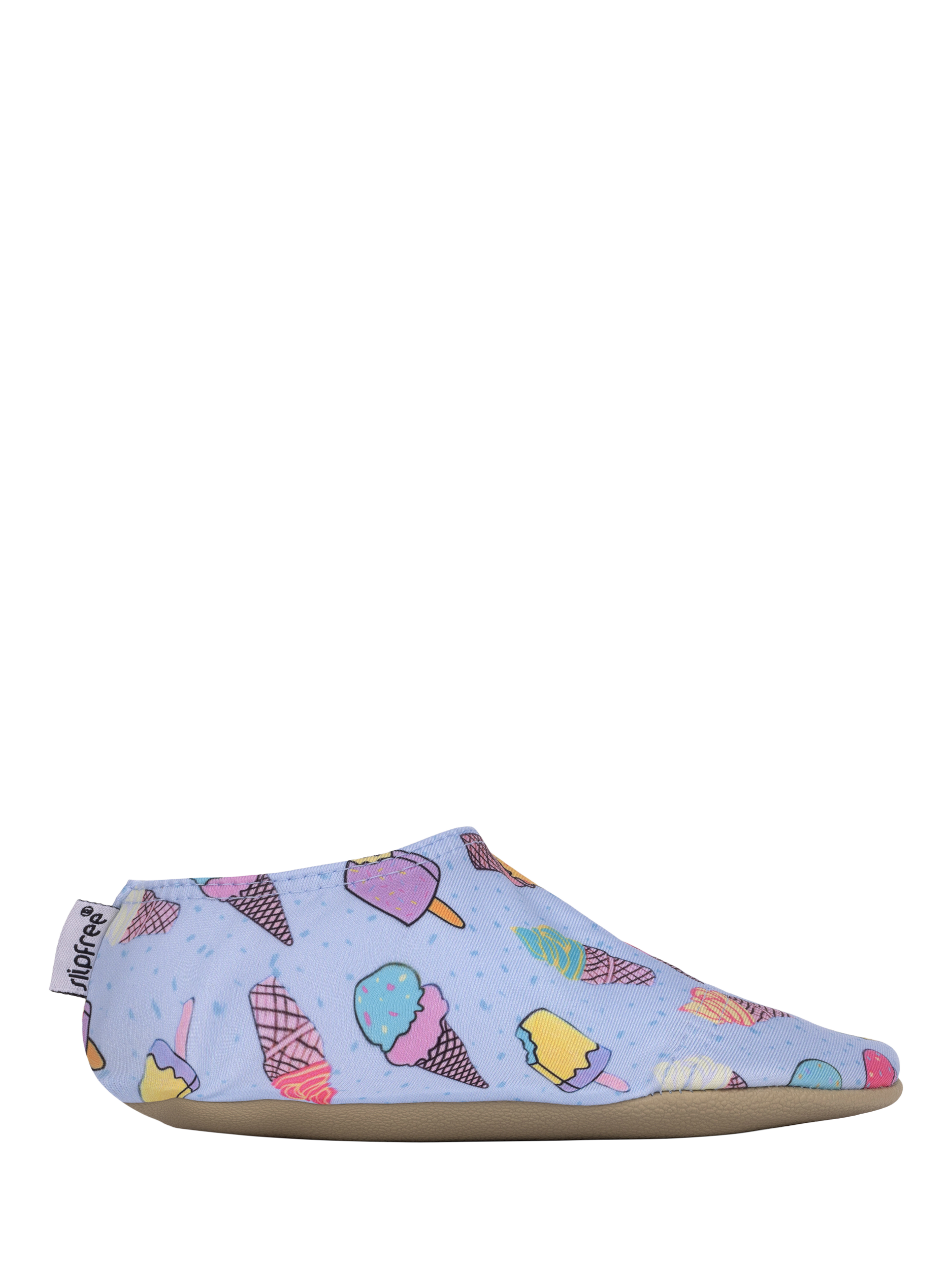 Slipfree Pagoto Soft Sole Non-Slip Swim Shoes, Pale Lilac Multi