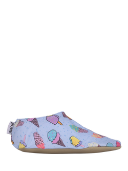 Slipfree Pagoto Soft Sole Non-Slip Swim Shoes, Pale Lilac Multi, Pale Lilac Multi