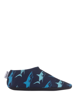 Slipfree Big Blue Soft Sole Non-Slip Swim Shoes, Blue Green, Blue Green