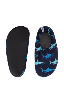 Slipfree Big Blue Soft Sole Non-Slip Swim Shoes, Blue Green - view 2, Blue Green