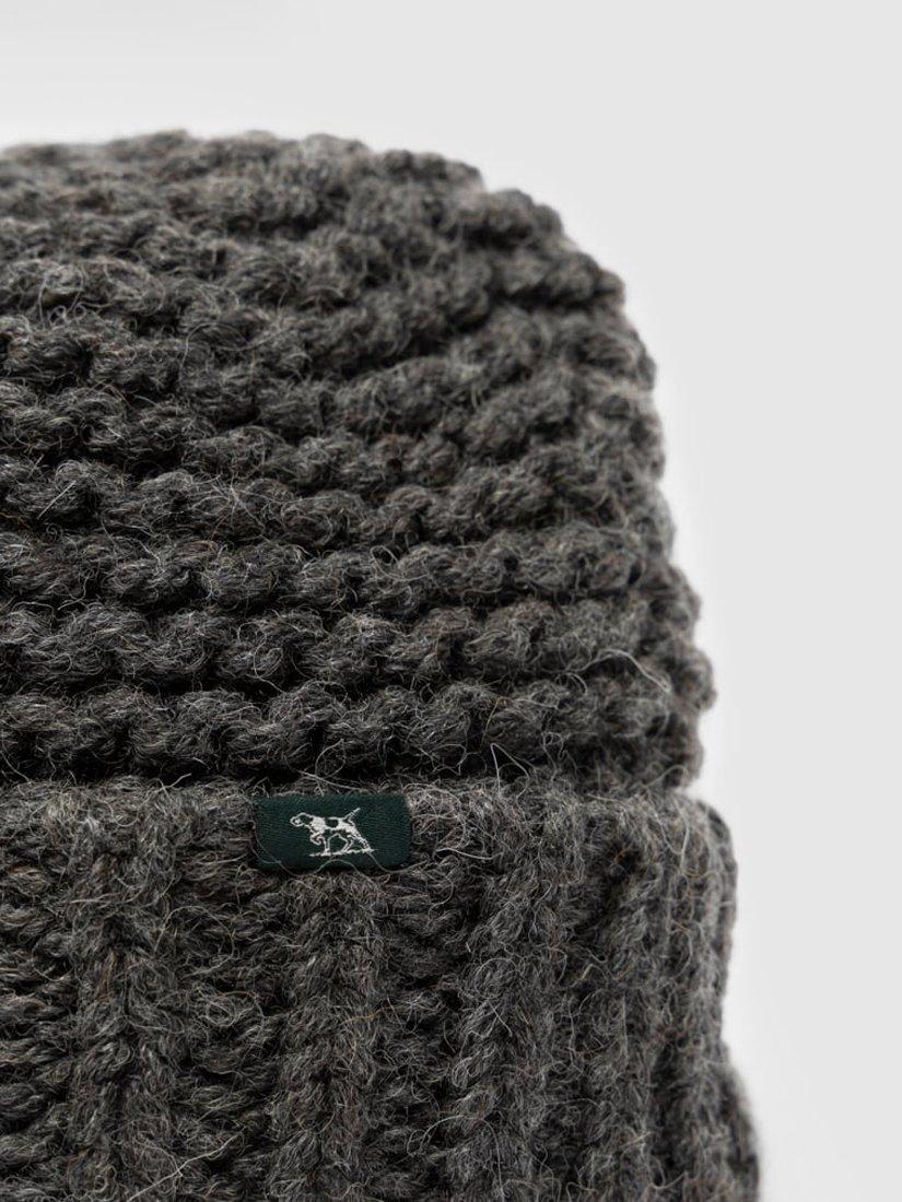 Product image 4 of 4, which shows Rodd & Gunn Winton Wool Beanie, Charcoal, One Size